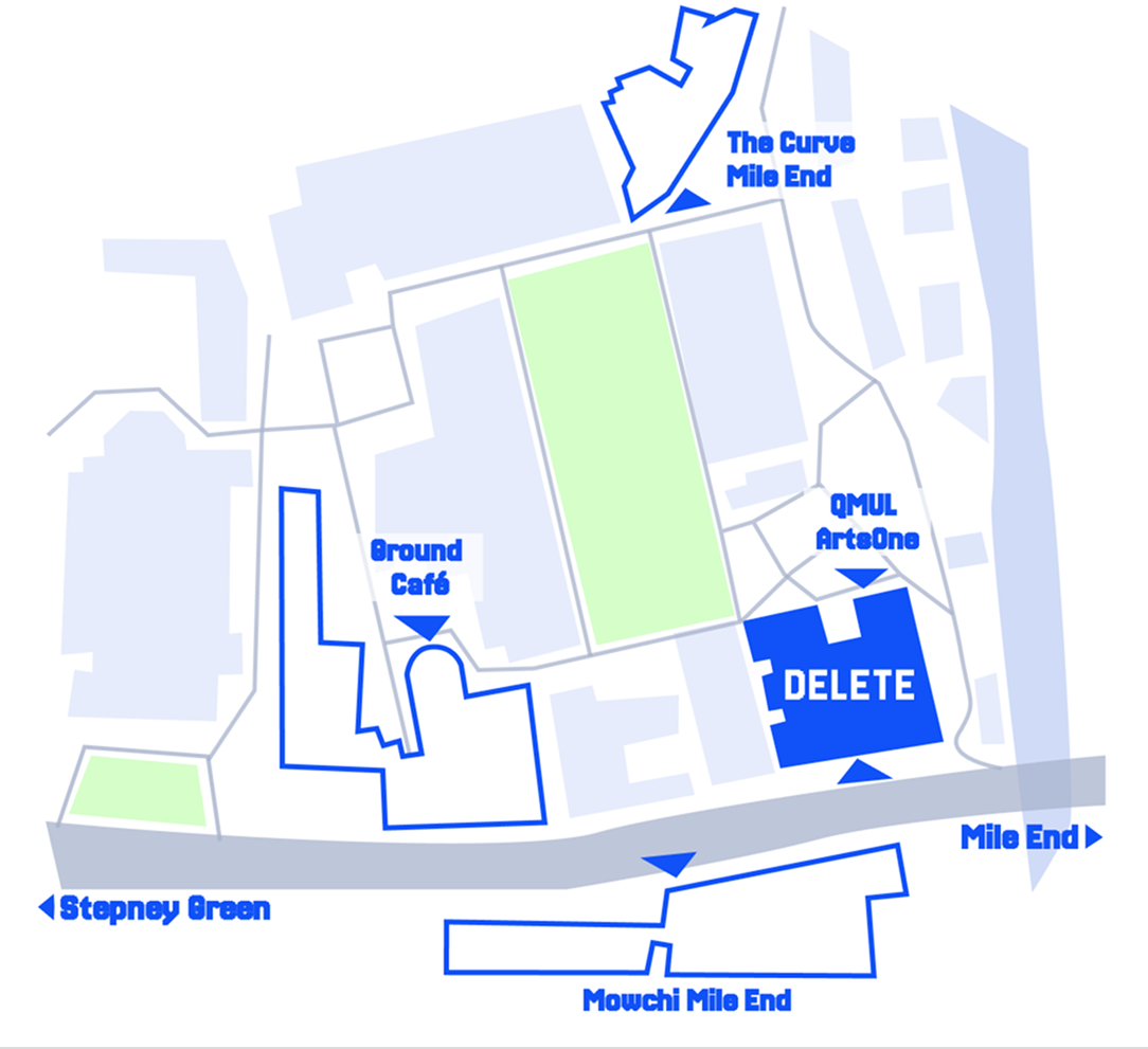 Map of the QMUL Mile End campus